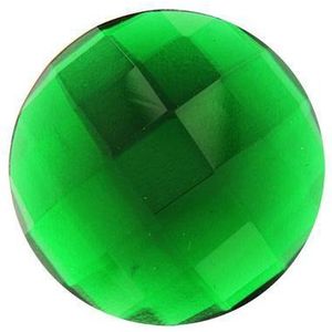 Groene Facetgeslepen Quartz Glas 24mm Munt van MY iMenso