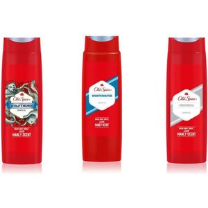 Old spice douche gel mix 1( Wolfthorn, Whitewater, Original)