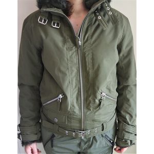 SOS Sportswear of Sweden Pilot Fur Jacket - Groen - Maat 48