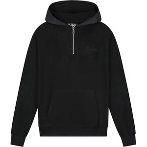 Malelions Fleece Nylon Half Zip Hoodie