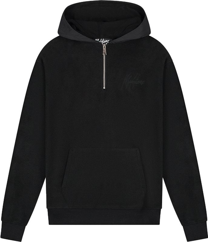 Malelions Fleece Nylon Half Zip Hoodie