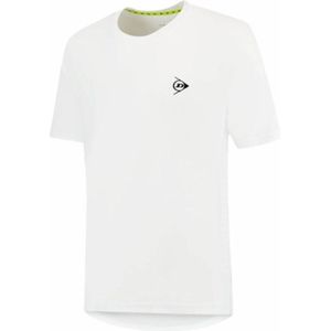 DUNLOP Club T-Shirt Met Ronde Hals voor Heren, Wit, XS