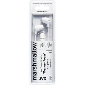 JVC HA-FX38-W JVC Marshmallow In-Ear Stereo Headphone White