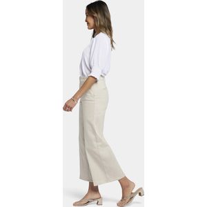 NYDJ Mona Wide Leg Trouser Beige Gekleurde Denim | Feather