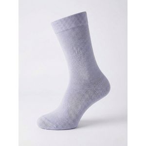 Bamboelo 4 Paar Bamboe Sokken Dames – Zacht & Ademend – Lavendel/Lichtblauw – Maat 39-42