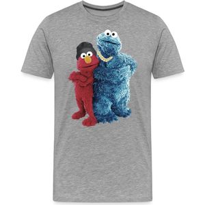 Sesamstraat: Gangster, Cookie Monster & Elmo Premium T Shirt Heren