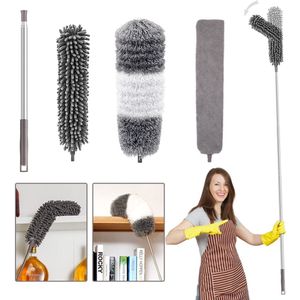 Azomor® Uitschuifbare Microvezel Stofdoekenset voor Moeilijk Bereikbare Plekken