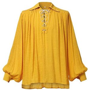 Middeleeuws piraat oversized shirt voor heren en dames - Renaissance festival outfit