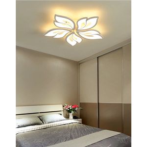 5 Bloem Plafondlamp - Dimbaar Met Afstandsbediening - Plafoniere - Moderne LED Lamp - Verlichting - Keuken Lamp - Woonkamerlamp - Plafonniere