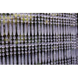 Casa deurgordijn kralengordijn Fréjus 2  90x210 cm transparant