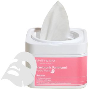 Mary&May Hyaluronic Panthenol Hydra Mask -Gezichtsmasker Verzorging- Voor Intense Hydration & Soothing Care -30EA,400g