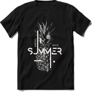 Summer Fruit | TSK Studio Zomer Kleding  T-Shirt | Zilver | Heren / Dames | Perfect Strand Shirt Verjaardag Cadeau Maat S