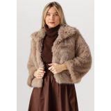 My Essential Wardrobe - Alexa - Damesjack - Imitatiebont - Opstaande Kraag