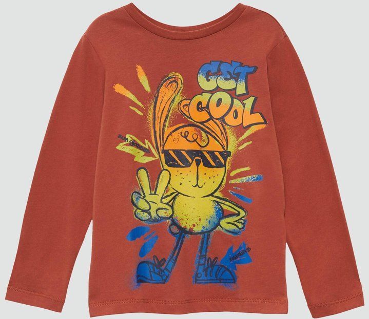 s.Oliver - T-Shirt - Regular Fit - Lange Mouwen