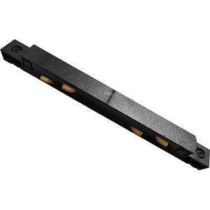 Rechte Connector - Doorverbinder - Brinton Magni - 48V Magnetische Track Rails - Zwart