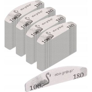 Aba Group Mini Nagelvijl Halve Maan 100/180 Slim - 100 Stuks