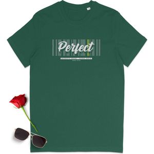 Perfect t shirt - Perfect Urban tshirt - Dames t-shirt met opdruk - Heren tshirt met Perfect print - tshirt vrouwen Perfect - T shirt heren Perfect - Unisex maten: S M L XL XXL XXXL - T-shirt kleuren: Zwart, groen, paars en anthracite.