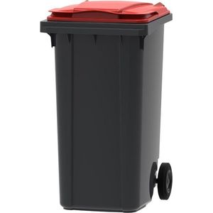 Vepa Bins Mini-container grijs rood 240 liter (VB240000GRO)