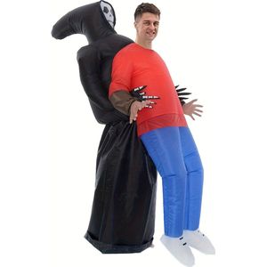 Livano Halloween Kostuum - Halloween Outfit - Volwassenen - Magere Hein - Grim Reaper - Grappig - Costume - Carnaval