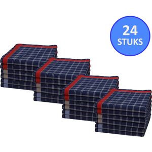 Sorprese Zakdoeken - Model 20 - zakdoeken heren - 24 zakdoeken - Italiaans katoen - herbruikbare zakdoek - Cadeau