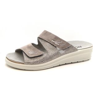 Rohde Dames Slipper - 5729-83 Grijs/Combi - Maat 38