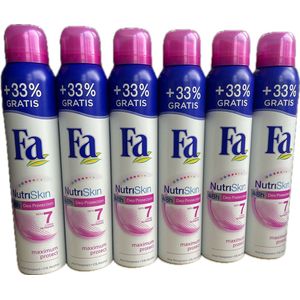 FA deospray Deodorant - nutri protect 6 x 200 ml