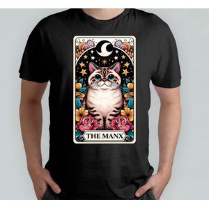 The Manx - T Shirt - Cats - Gift - Cadeau - CatLovers - Meow - KittyLove - Katten - Kattenliefhebbers - Katjesliefde - Prrrfect - Tarot