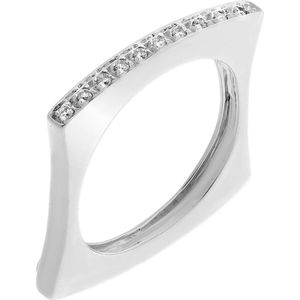 Orphelia RD-3227/54 - Ring - Witgoud 18 Karaat - Diamant 0.11 ct