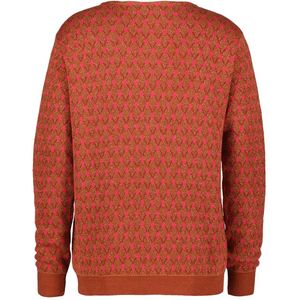 DIDI Dames Pullover Fire Brown Diamond jacquard maat 38
