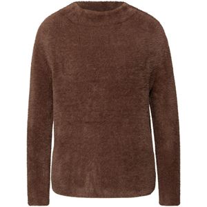 STREET ONE - Trui - Hazelnut brown - Ronde Hals - Zachte Veergaren-kwaliteit