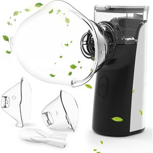 INHALIO® Aerosoltoestel - Ultrasone Vernevelaar - Inhalator voor Volwassen, Kinderen en Baby's - Helpt tegen luchtwegaandoening - Nieuw model