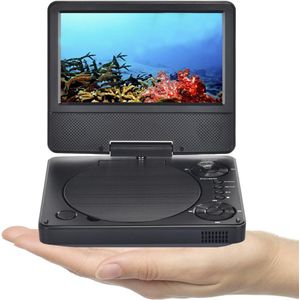 ZRSS® Draagbare DVD speler - Portable DVD speler - Met USB en Accu - Voor in Auto
