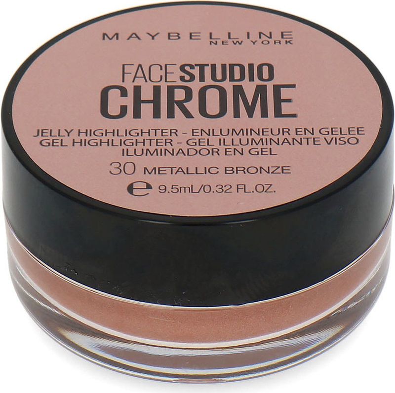 Maybelline - Facestudio Chrome Jelly Highlighter 8.6 ml 30 Metallic Bronze