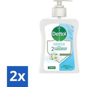 Dettol - Handzeep - Gentle - Kamille & Katoenbloesem - 250 ml - Voordeelverpakking - 2 stuks