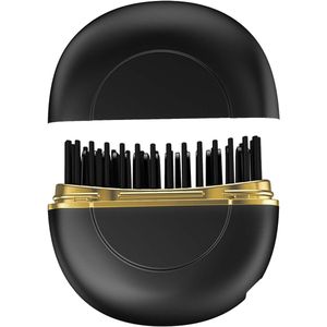 Stijltangen - Draadloze haargladmakende borst, 10s draadloze reishaarlijzers, Haar gladmakende borst, Baardlijzer, Mini oplaadbare haarlisser, Warme borst voor zachte, fijn, dikke en krulhaar