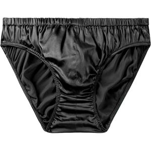 Zijde Satijnen Slips voor Heren - Luxe en Comfortabele Bikini Ondergoed