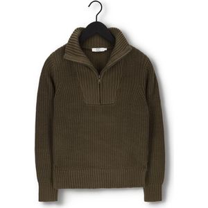 CC Heart Avery Zip Knit Sweater Truien & vesten Dames - Sweater - Hoodie - Vest- Groen - Maat L