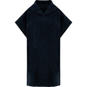 PROACT® Kinderponcho met capuchon van badstof PA582 - Navy - 10/14 years (10/14 ans)