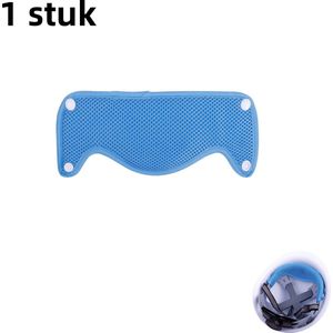 1 stuk - Zweetband voor veiligheidshelm - Voorhoofdzweetbescherming - Voering - Vier seizoenen zweetband universeel wasbaar - Blauw