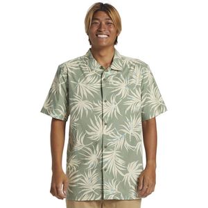 Quiksilver Beach Club Casu Overhemd Met Korte Mouwen Groen L Man