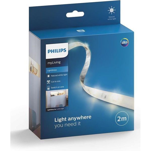 Philips 70101/31/P2 - Ruban LED MYLIVING LIGHTSTRIPS 2m LED/9,5W/230V