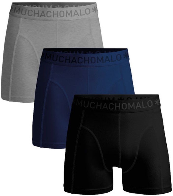Muchachomalo - Boxershorts - 3 Pack - 95% Katoen - Heren Onderbroeken