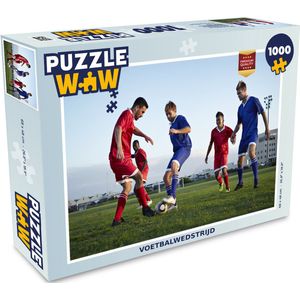Puzzel Voetbalwedstrijd - Legpuzzel - Puzzel 1000 stukjes volwassenen