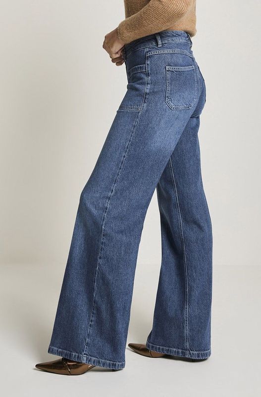 Para Mi - Daily Denims - Mira Jeans - Dark Cosmic - High Waist Wide Leg