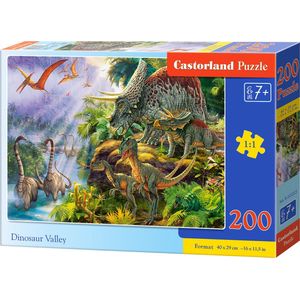 Castorland Dinosaur Valley- 200pcs