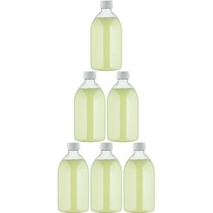 Scrubzout Fresh Ginger - 650 gram - Fles met witte dop - set van 6 stuks - Hydraterende Lichaamsscrub