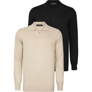 Felix Hardy Trui  beige / zwart