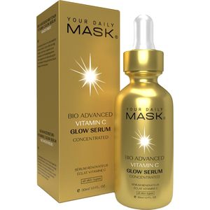Your Daily Mask® Bio Advanced Vitamine C Serum - Serum Gezichtsverzorging - Gezichtsserum - Met Vitamine B3 en Hyaluronzuur - Huid Verjongend – Hydraterend Collageen - Tegen Pigmentvlekken - Anti Acne - Anti Aging - Anti Rimpel - VEGAN- 30 ML -