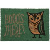 Deurmat - Kokos - Groen - Antislip - 40 x 60 cm