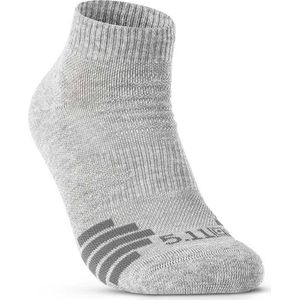 5.11 Tactical PT-R Plus Ankle Socks (3-pack) Heather Grey - M